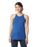 Alternative Apparel 6096 Women's Weathered Slub Sp in Royal blue