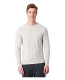 Alternative Apparel 1011 Heavy Wash Long Sleeve Ou Light Grey