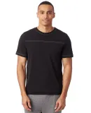 Alternative Apparel 1054 Heavy Wash Football Tee BLACK