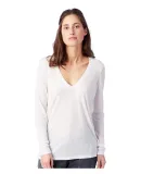 Alternative Apparel 3894 Women's Long Sleeve Slink White