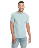 Next Level Apparel 6407 Sueded Crew in Snow hthr green