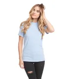 Next Level Apparel 6407 Sueded Crew in Snow heathr blue