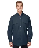 Backpacker BP7090T Men's Tall Solid Chamois Shirt in Navy