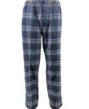 Backpacker BP7093 Men's Flannel Lounge Pants in Blue/ green