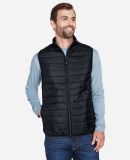 Core 365 CE702 Men's Prevail Packable Puffer Vest in Black