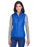 Core 365 CE702W Ladies' Prevail Packable Puffer Ve in True royal