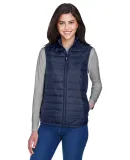 Core 365 CE702W Ladies' Prevail Packable Puffer Ve in Classic navy