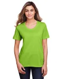 Core 365 CE111W Ladies' Fusion ChromaSoft™ Perfo ACID GREEN