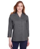 Devon and Jones DG560W Ladies' Crown  Collection™ Stretch Broadcloth 3/4 Sleeve Blouse