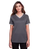Devon and Jones DG20CW Ladies' CrownLux Performanc GRAPHITE/ WHITE