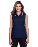 Devon and Jones DG20SW Ladies' CrownLux Performanc NAVY/ WHITE