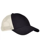 econscious EC7093 Unisex Hemp Eco Trucker Recycled in Black/ oyster