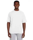 Harriton M322 Adult 4.2 oz. Athletic Sport Colorbl WHITE/ WHITE