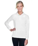 Harriton M211LW Ladies' Advantage Snag Protection  WHITE
