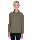 Harriton M211LW Ladies' Advantage Snag Protection  TACTICAL GREEN