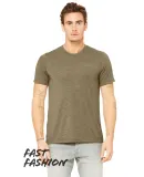 Bella + Canvas 3880 Fast Fashion Unisex Viscose Fa in Heather olive