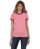 BELLA+CANVAS B6050 Ladies' 4.2 oz. Heather Jersey  in Hthr pink/ card