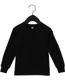 Bella + Canvas 3501T Toddler Jersey Long Sleeve Te BLACK