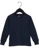 Bella + Canvas 3501T Toddler Jersey Long Sleeve Te NAVY