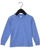 Bella + Canvas 3501T Toddler Jersey Long Sleeve Te HTHR COLUM BLUE