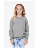 Bella + Canvas 3901Y Youth Sponge Fleece Crewneck  ATHLETIC HEATHER