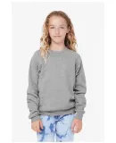 Bella + Canvas 3901Y Youth Sponge Fleece Crewneck  ATHLETIC HEATHER