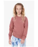 Bella + Canvas 3901Y Youth Sponge Fleece Crewneck  MAUVE