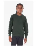 Bella + Canvas 3901Y Youth Sponge Fleece Crewneck  HEATHER FOREST