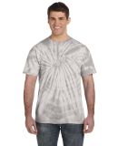 Tie-Dye CD101 Adult 5.4 oz. 100% Cotton Spider T-S in Spider silver