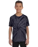 Tie-Dye CD101Y Youth 5.4 oz. 100% Cotton Spider T- SPIDER NAVY