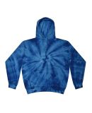 Tie-Dye CD877 Adult 8.5 oz. d Pullover Hood in Spider royal