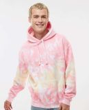 Tie-Dye CD877 Adult 8.5 oz. d Pullover Hood in Funnel cake