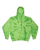 Tie-Dye CD877 Adult 8.5 oz. d Pullover Hood in Spider lime