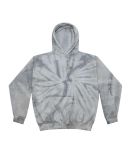 Tie-Dye CD877 Adult 8.5 oz. d Pullover Hood in Spider silver