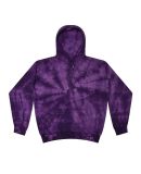 Tie-Dye CD877 Adult 8.5 oz. d Pullover Hood in Spider purple
