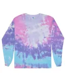 Tie-Dye CD2000 Adult 5.4 oz. 100% Cotton Long-Slee in Cotton candy