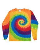 Tie-Dye CD2000Y Youth Long-Sleeve Tee in Prism