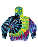 Tie-Dye CD877Y Youth 8.5 oz Pullover Hooded Sweats in Flashback