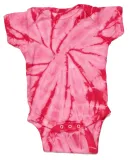 Tie-Dye CD5100 Infant Creeper in Spiral pink