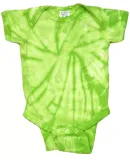 Tie-Dye CD5100 Infant Creeper in Spiral lime