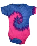 Tie-Dye CD5100 Infant Creeper in Flo blue/ pink