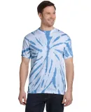 Tie-Dye CD110 Adult 5.4 oz., 100% Cotton Twist d T in Twst carolin blu