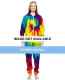 Tie-Dye CD892 Adult All-In-One Loungewear SPIDER ROYAL