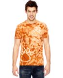 Tie-Dye 365PR for Team 365 Adult Team Paw Print d  in Spt burnt orange