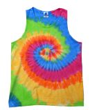 Tie-Dye CD3500 Adult 5.4 oz. 100% Cotton Tank Top in Moondance