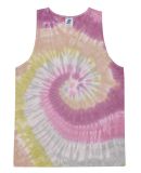 Tie-Dye CD3500 Adult 5.4 oz. 100% Cotton Tank Top in Desert rose