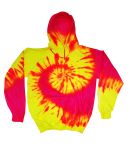 Tie-Dye CD8700 Adult Fluorescent Pullover Hoodie FLUORESCENT SWRL