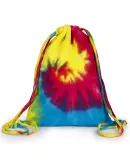 Tie-Dye CD9500 Swirl d Sport Cinch Backpack in Reactive rainbow