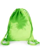 Tie-Dye CD9500 Swirl d Sport Cinch Backpack in Spiral lime