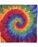 Tie-Dye 9333 Bandana in Reactive rainbow